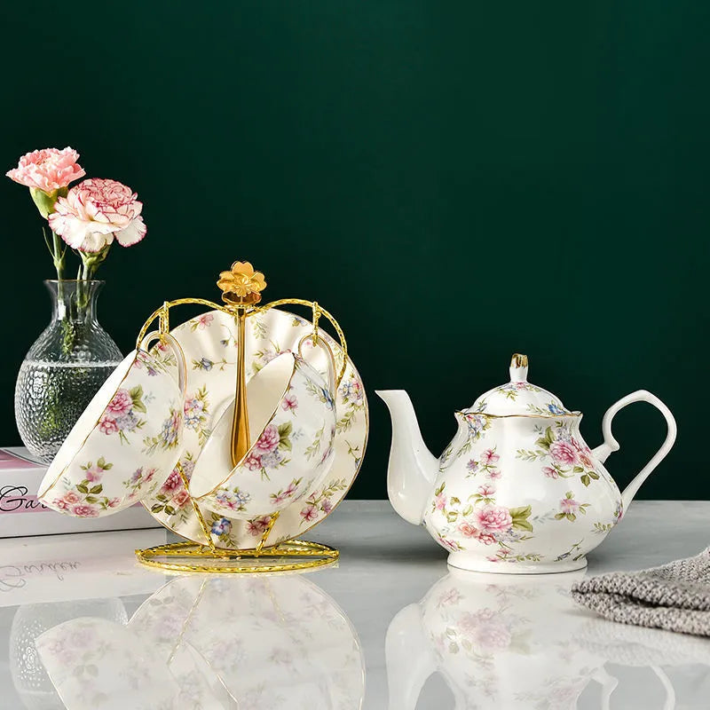 European Bone China Tea Set