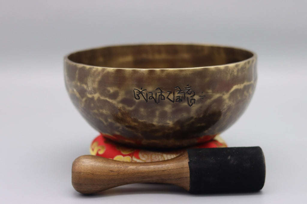 7 Inches Handmade Full Moon Singing Bowl- Tibetan Singing bowl-Chakra healing-Mindfulness-Meditation-Healing Vibrations-Holistic Health- Home decor