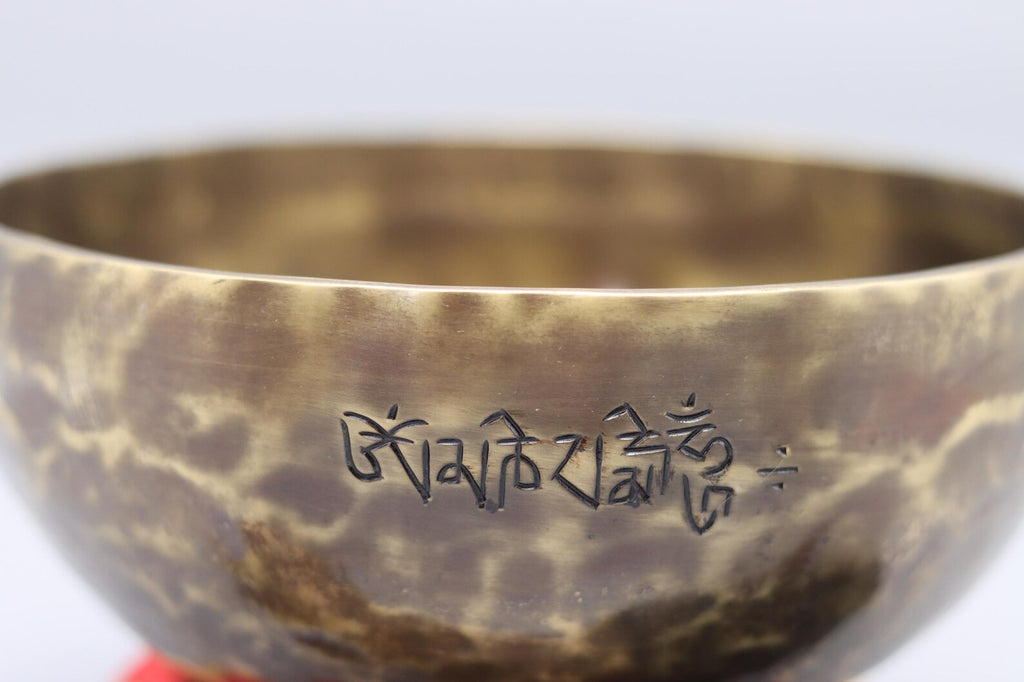 7 Inches Handmade Full Moon Singing Bowl- Tibetan Singing bowl-Chakra healing-Mindfulness-Meditation-Healing Vibrations-Holistic Health- Home decor