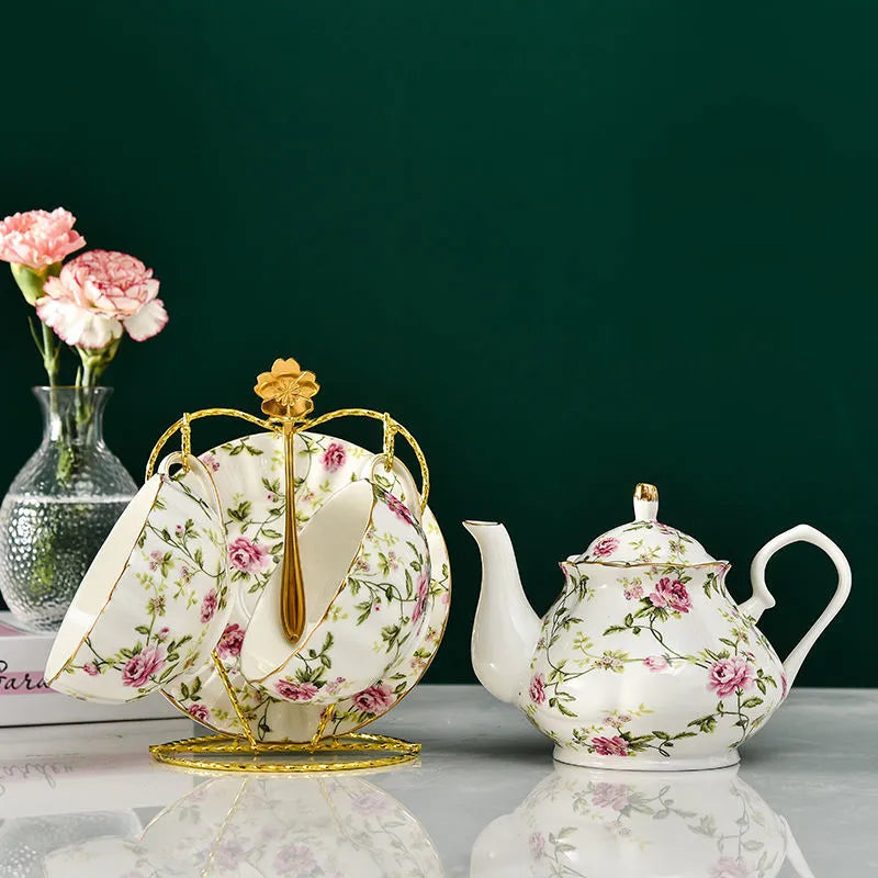 European Bone China Tea Set