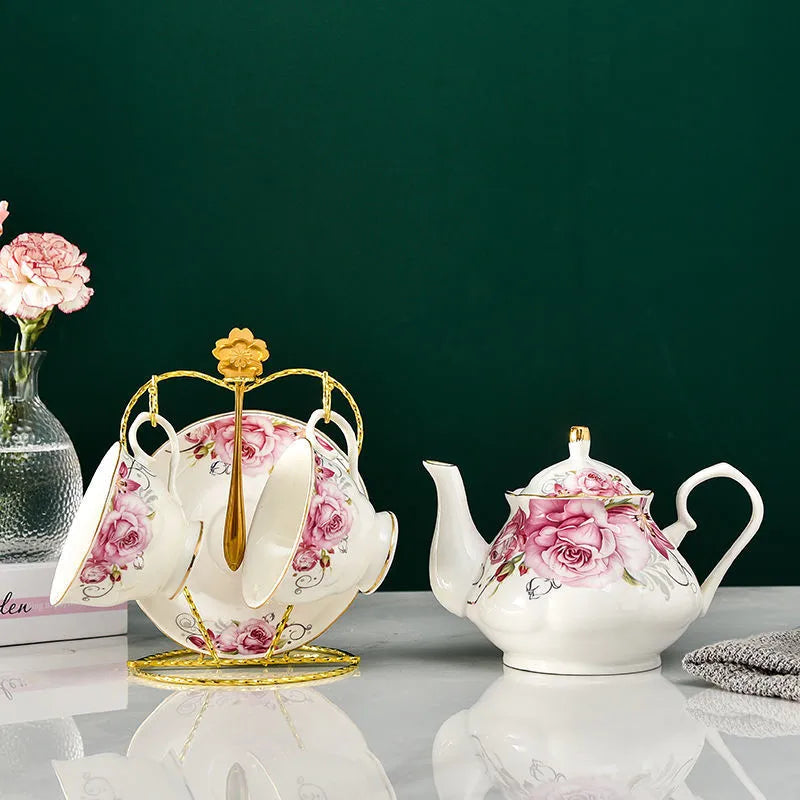 European Bone China Tea Set