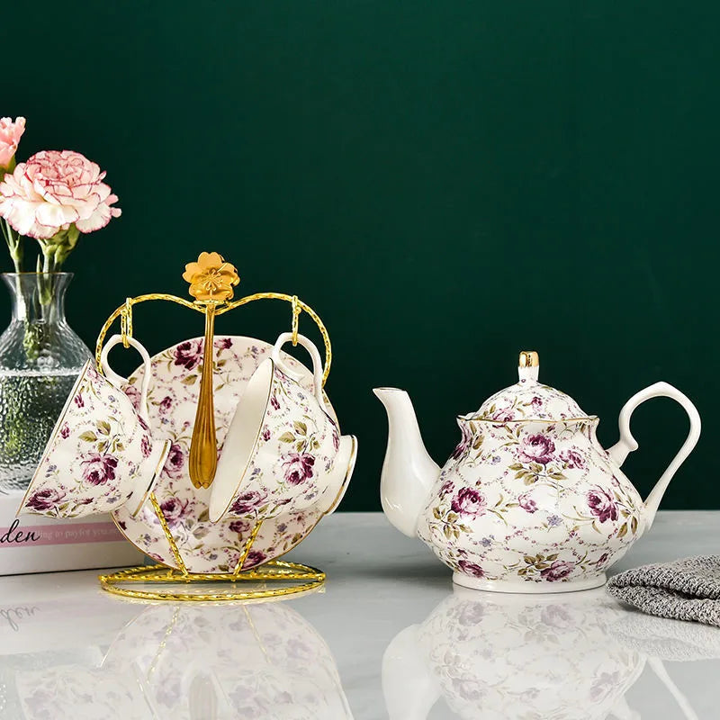 European Bone China Tea Set