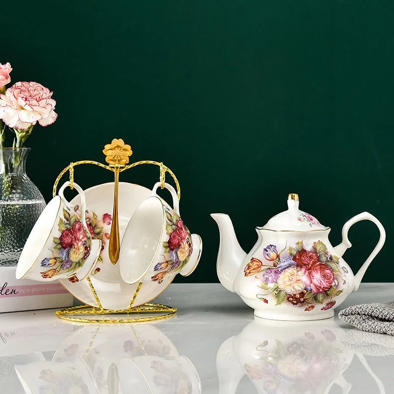 European Bone China Tea Set