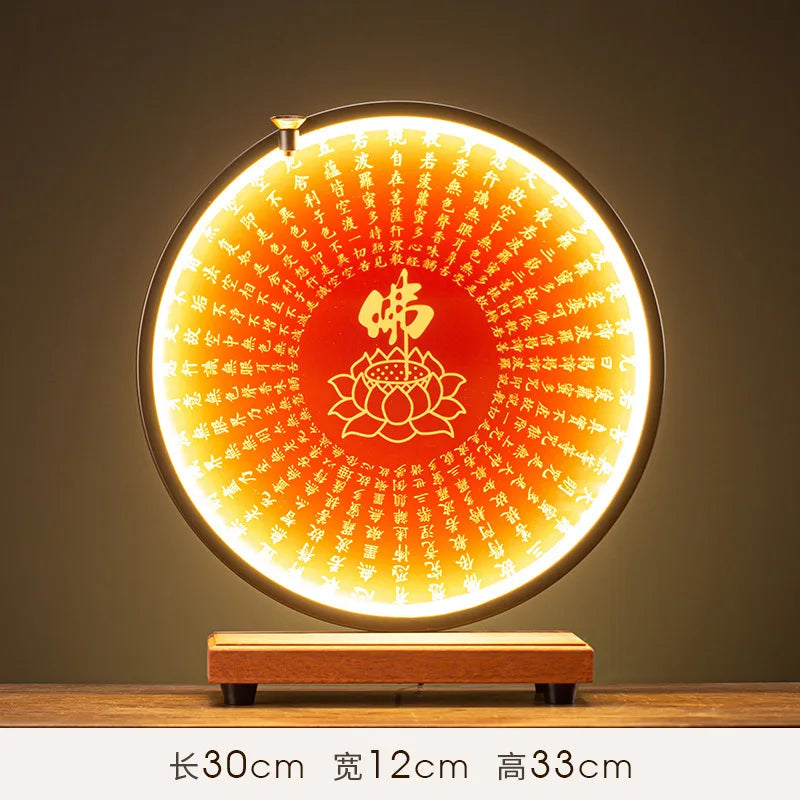 Buddha Statue Tathagata Buddha Figure Sakyamuni Large Buddha Statue Ceramic Lamp Circle Customized For Incense Porch Home Decor