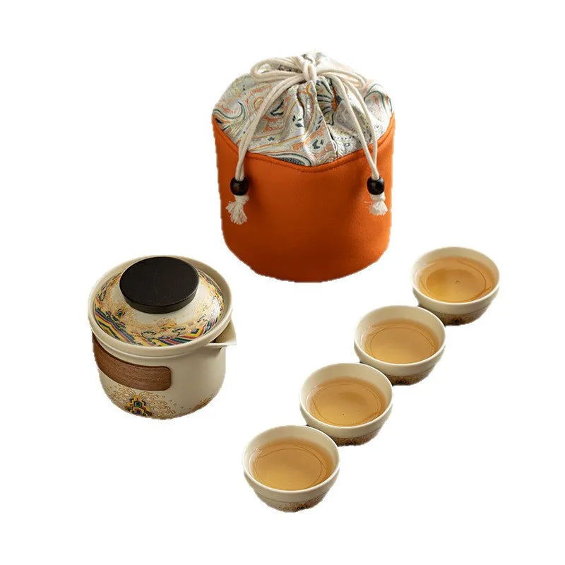 Travel tea set