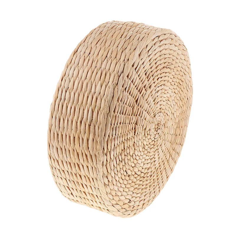 Japanese Straw Pouf Seat