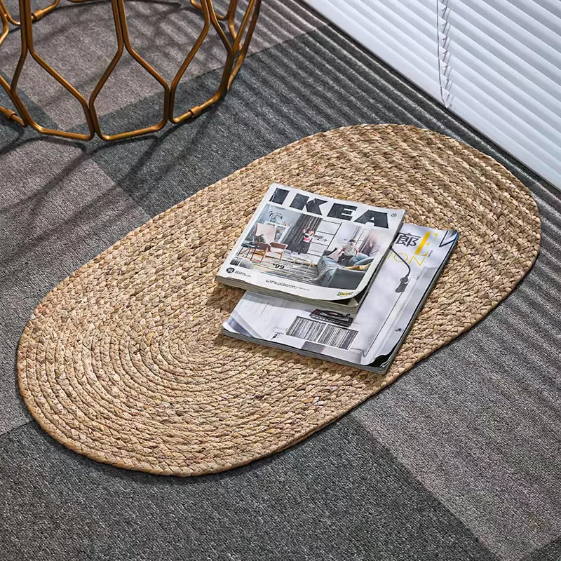 Modern Oval Water Reed Carpet