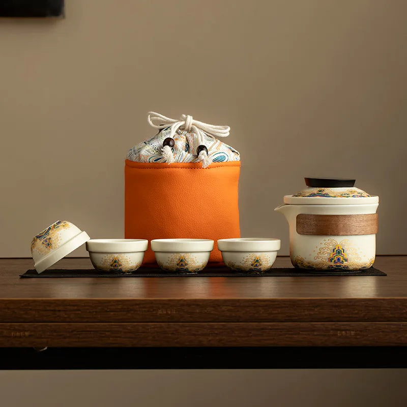 Travel tea set