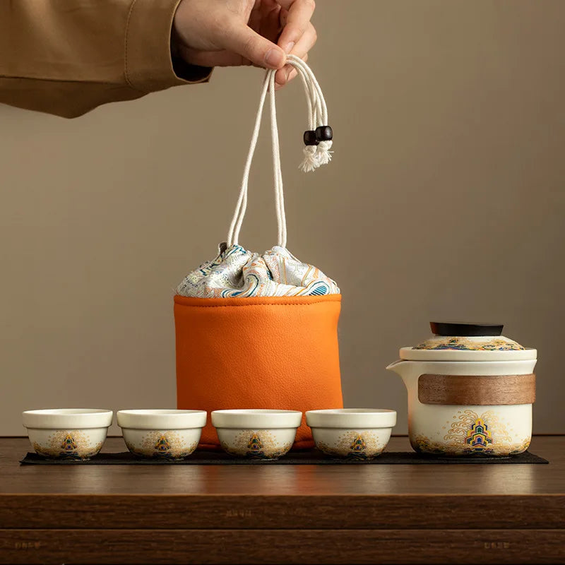 Travel tea set