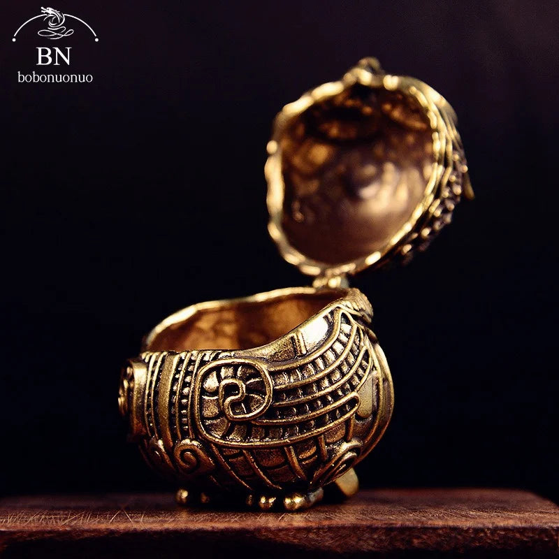 Vintage Copper Owl Incense Burner