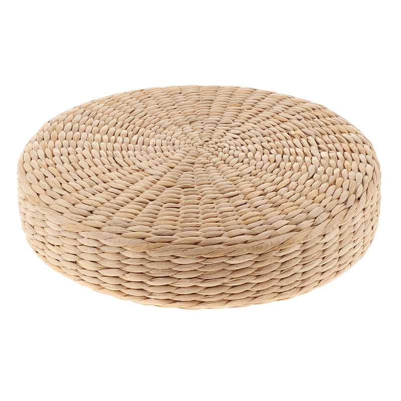 Japanese Straw Pouf Seat