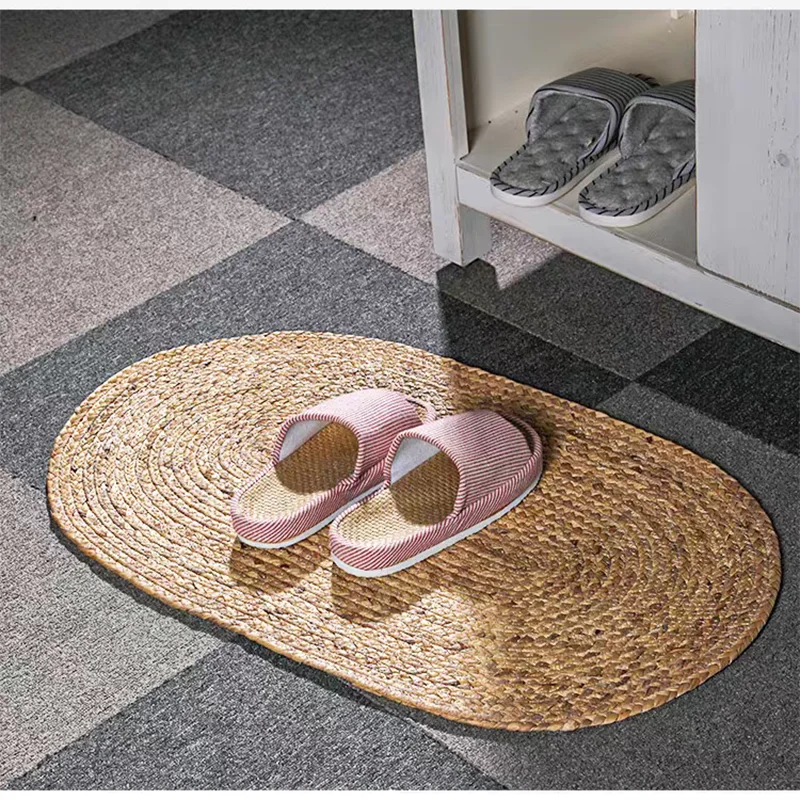 Modern Oval Water Reed Carpet