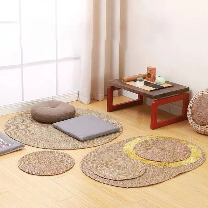 Modern Oval Water Reed Carpet