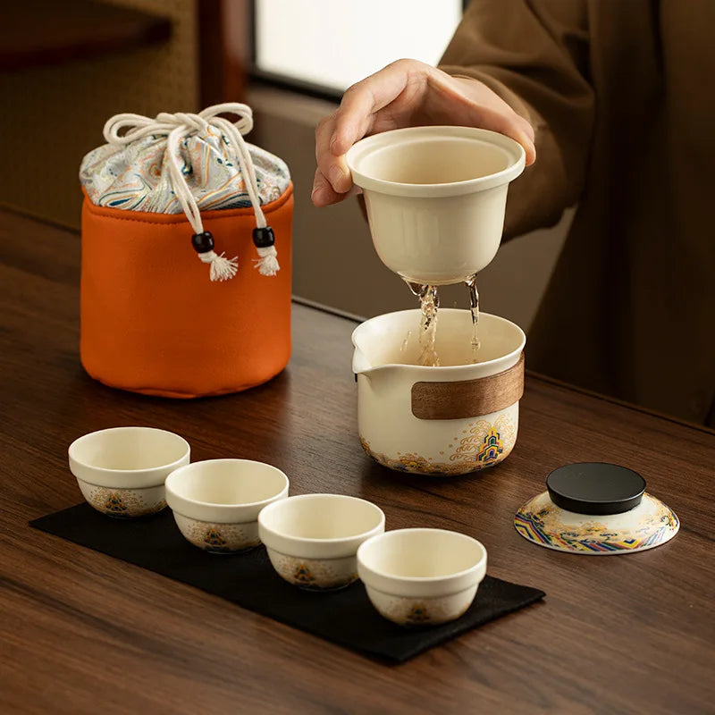 Travel tea set