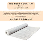 Eco-Friendly Cotton Yoga Mat – 3-Layer Natural Comfort