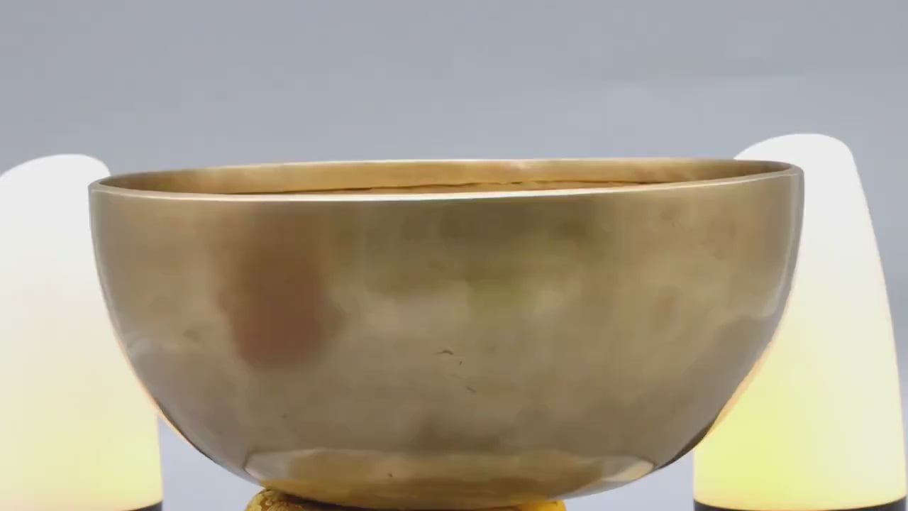 Antique Dim Golden Singing Bowl (5-12 inches)
