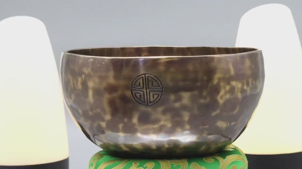 7 Inches Handmade Full Moon Singing Bowl- Tibetan Singing bowl-Chakra healing-Mindfulness-Meditation-Healing Vibrations-Holistic Health- Home decor